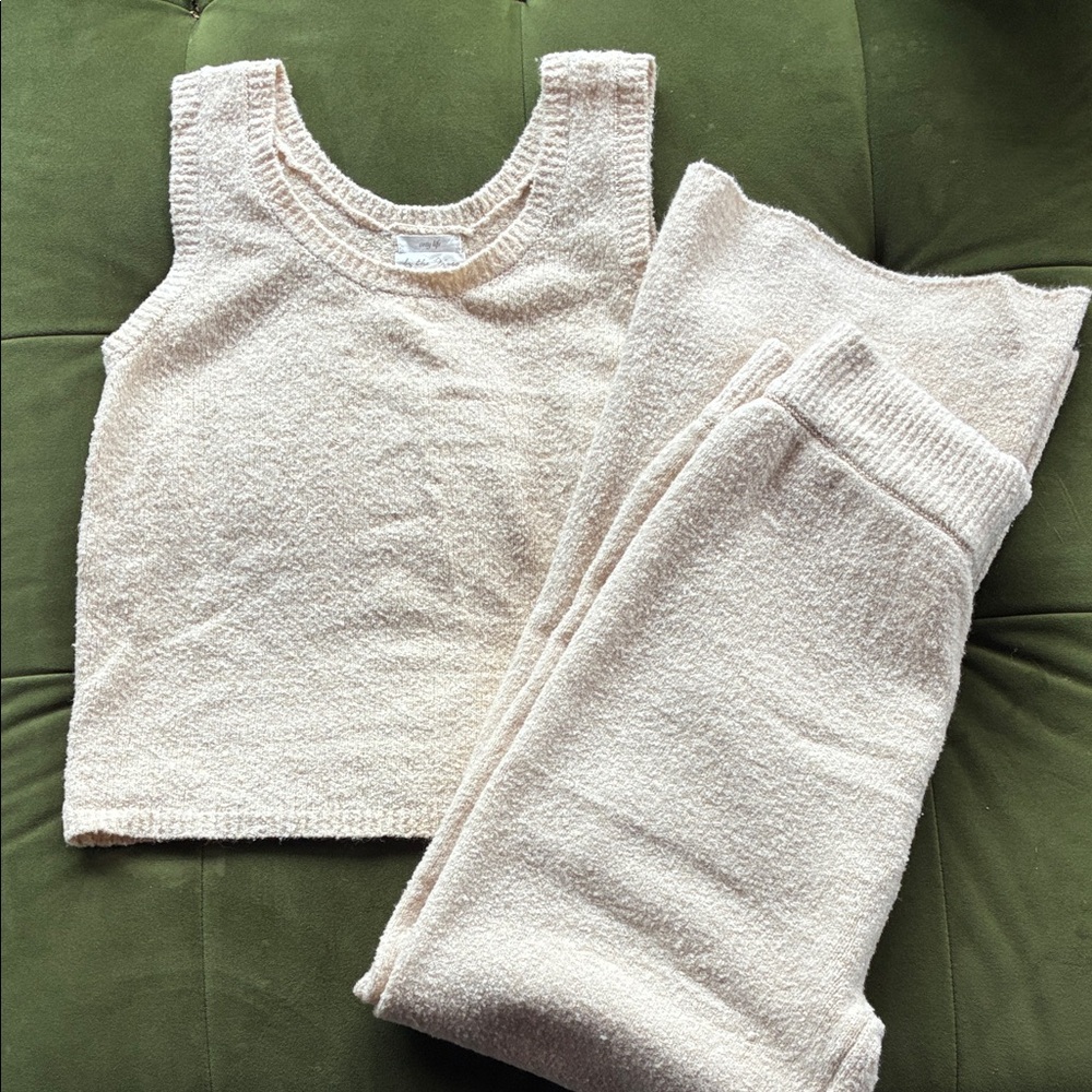 By the River by Blu Pepper cream sleeveless set